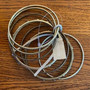Brand New Gold/Silver/Crystal Metal Chico’s Bracelets